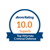 Avvo Rating | 10.0 Superb | Top Attorney Criminal Defense